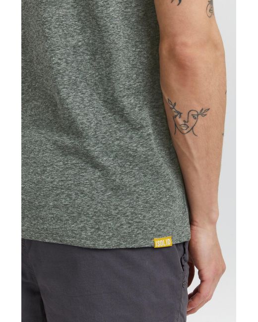 Solid Shirt Benn in Gray für Herren