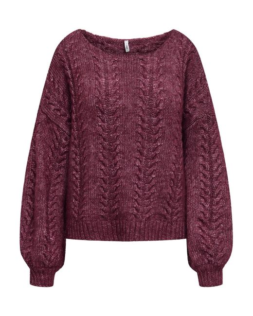 ONLY Purple Pullover Onlida