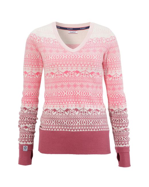 Kangaroos Pink Pullover