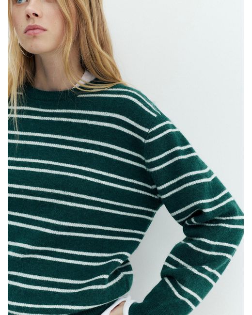 Pull&Bear Green Pullover