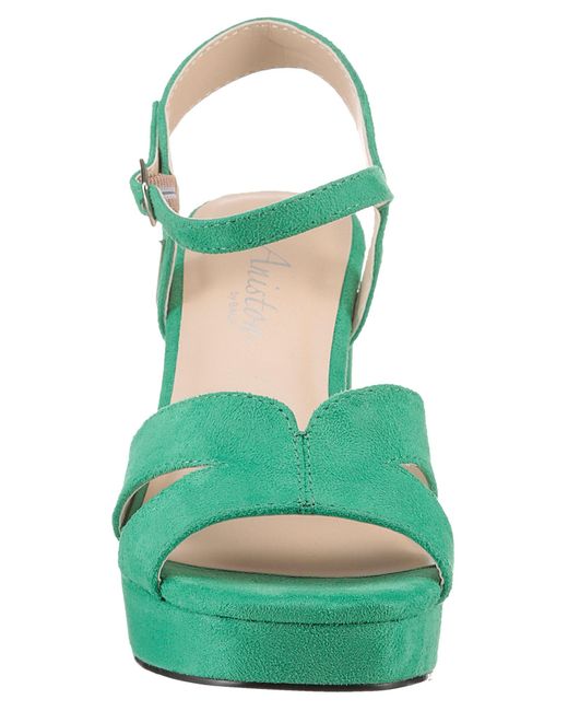 Aniston Green Sandale