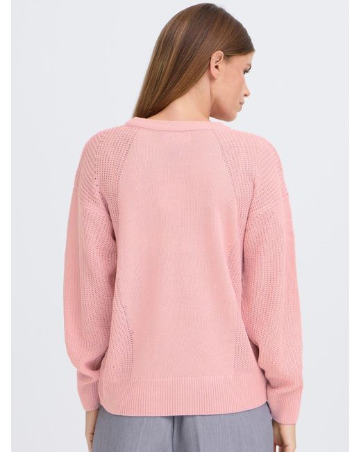 Oxmo Pink Strickpullover Oxiselmo