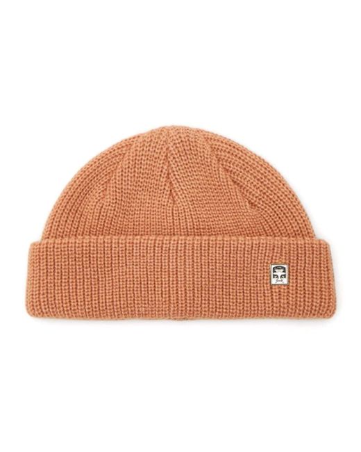Obey Mütze Micro Beanie Cork in Brown für Herren