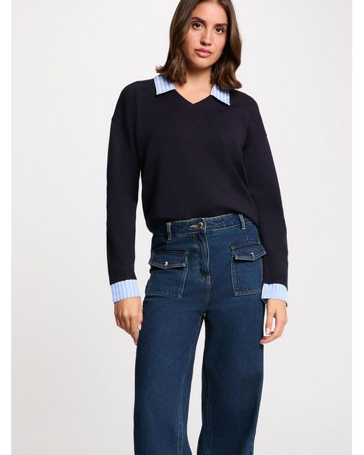 Morgan Blue Pullover
