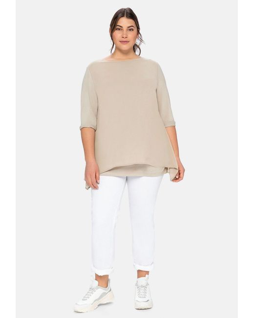 Sheego Natural Bluse