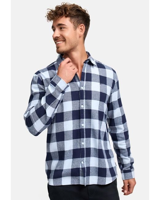 INDICODE Hemd in Blue für Herren
