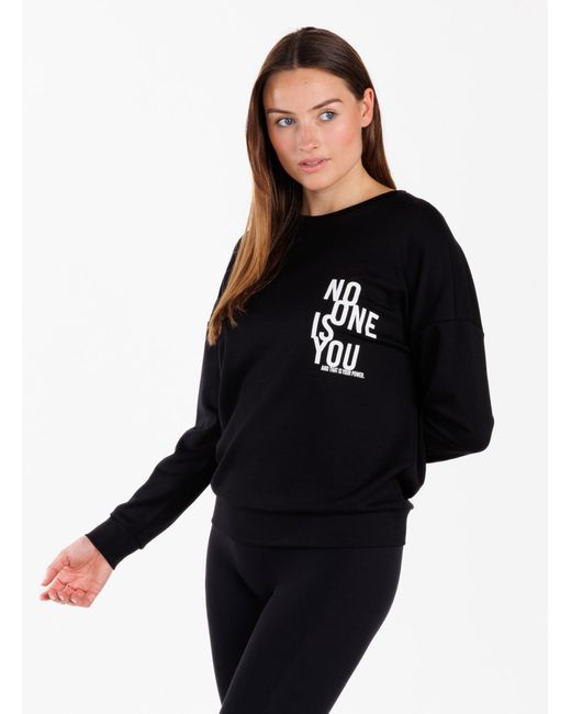 Key Largo Black Sweatshirt 'Powerful'