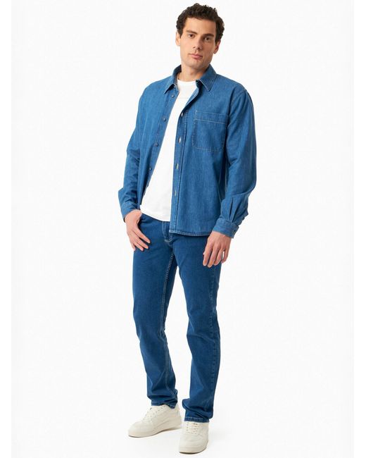 ORGANICATION Hemd in Blue für Herren