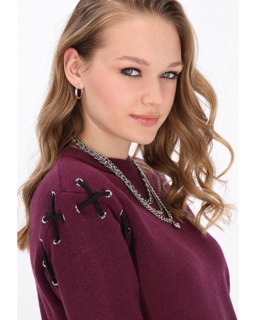 myMo ROCKS Purple Pullover