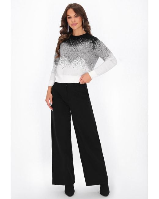 faina Black Pullover