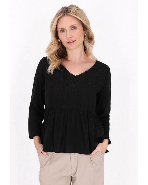Usha Black Bluse Everyday Fashion