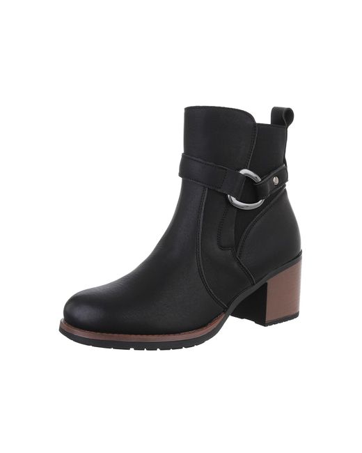 Ital-Design Black Stiefelette