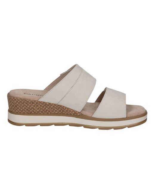 Caprice White Pantolette