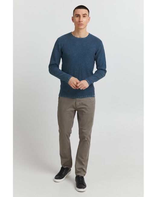 INDICODE Pullover Karpo in Blue für Herren