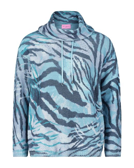 Betty Barclay Blue Strickpullover Mit Print