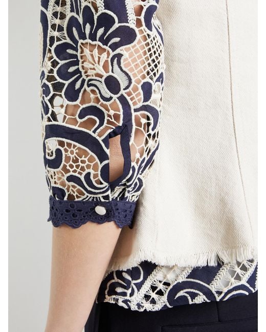 Rene' Derhy Blue Bluse Liane