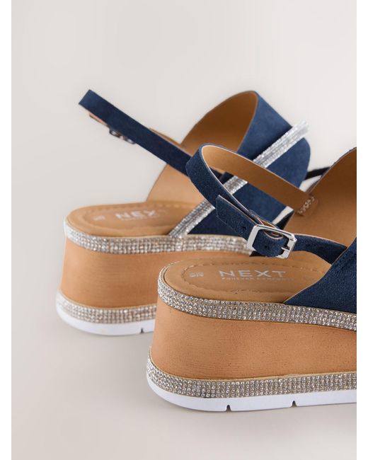 Next Blue Sandale