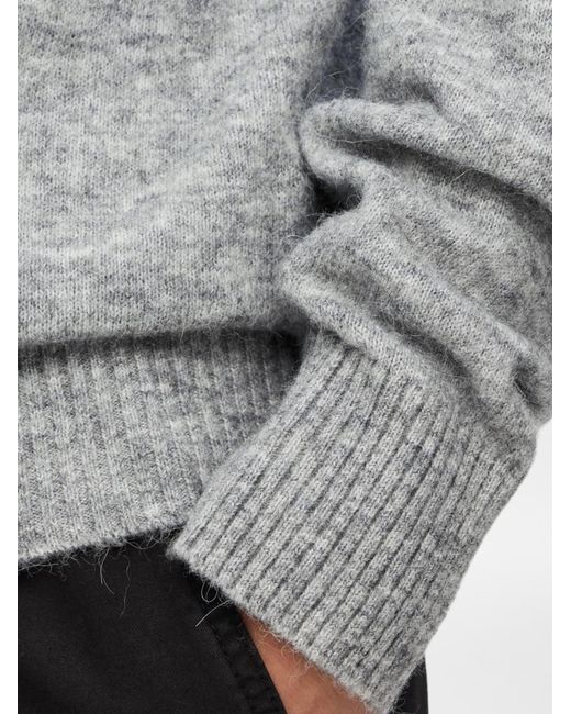 SELECTED Pullover Rai in Gray für Herren