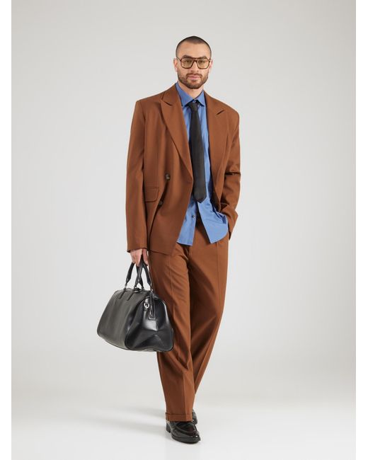 Calvin Klein Hemd Slim Fit Solid Stretch in Blue für Herren