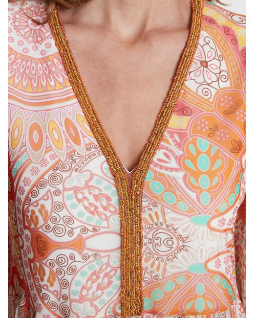 Ana Alcazar Orange Kleid Welby