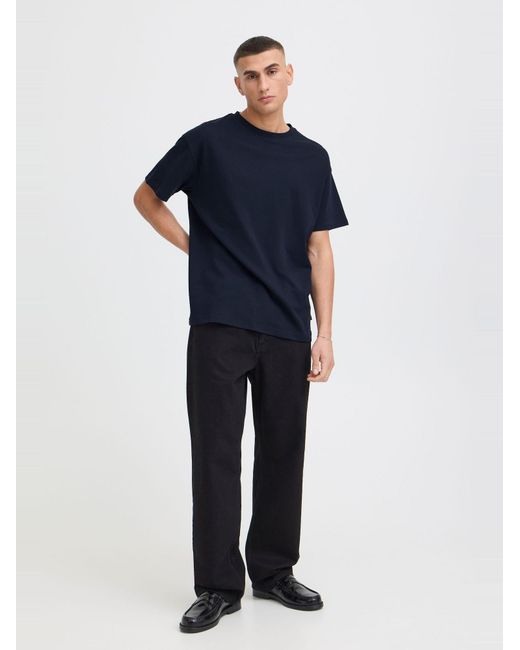 Solid T-Shirt Sddanton in Blue für Herren