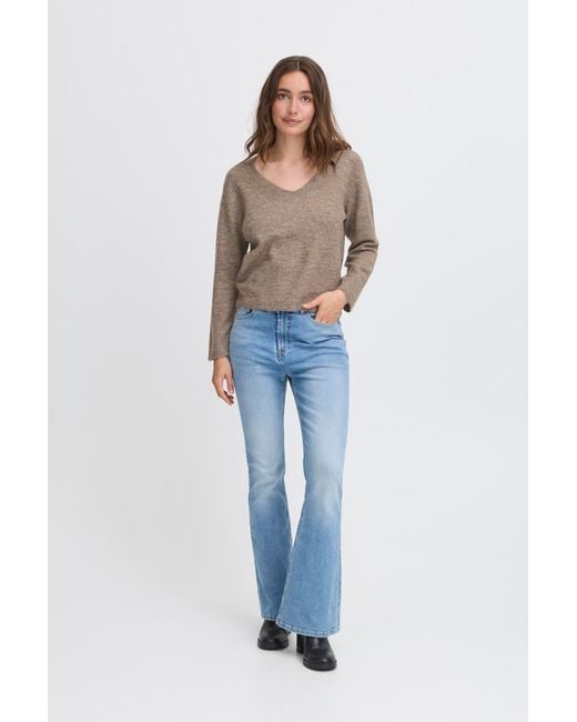 Ichi Gray Pullover Kamara