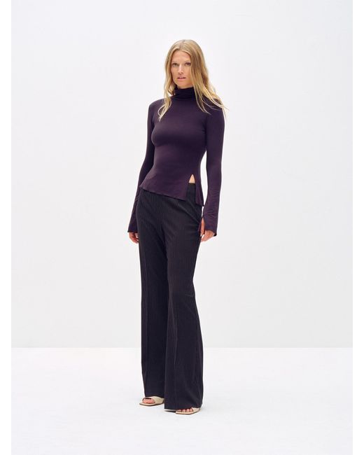 ABOUT YOU x Toni Garrn Blue Shirt Lea