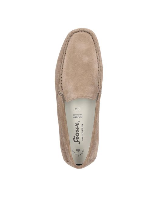 Sioux Slipper in Natural für Herren