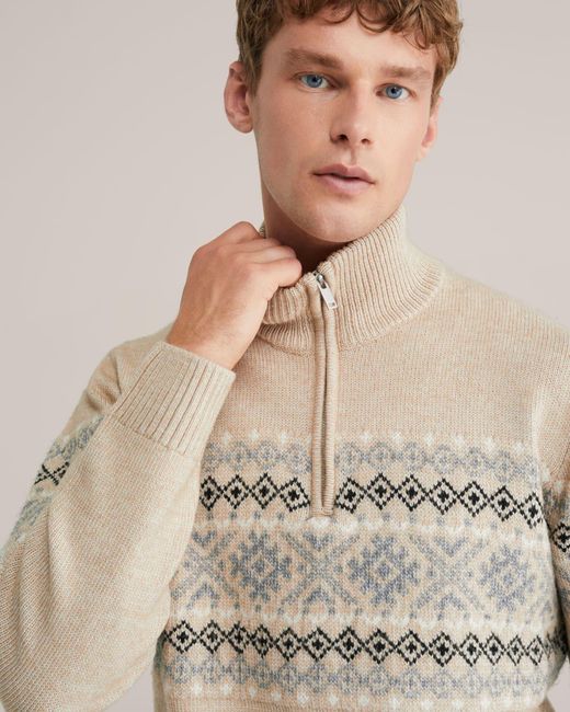WE Fashion Pullover in Natural für Herren
