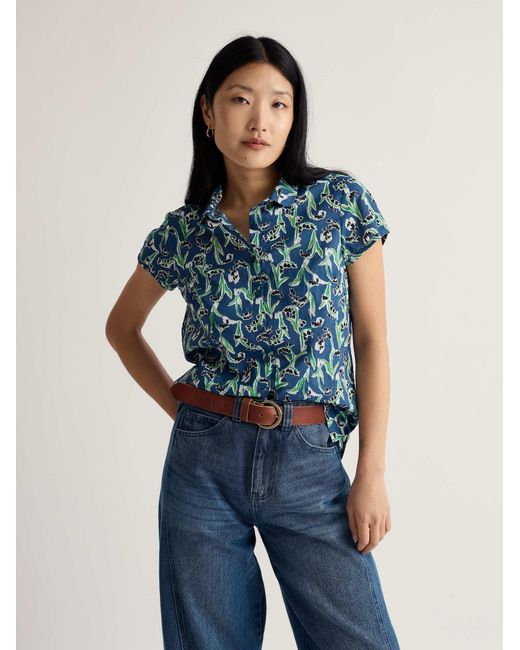 Seasalt Cornwall Blue Bluse Rushmaker
