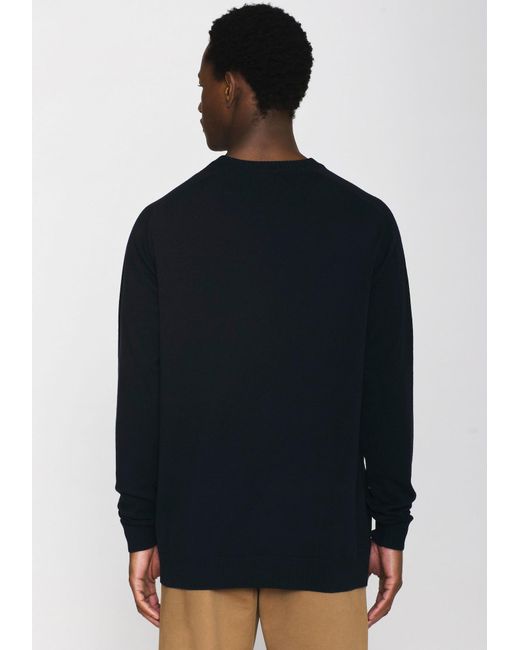 Knowledge Cotton Pullover in Blue für Herren