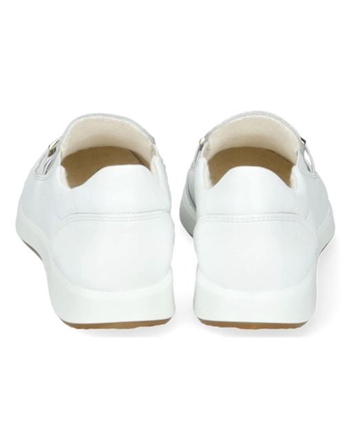 Ara White Slipper