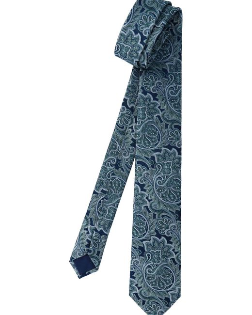 Willen Krawatte Marine Paisley in Blue für Herren