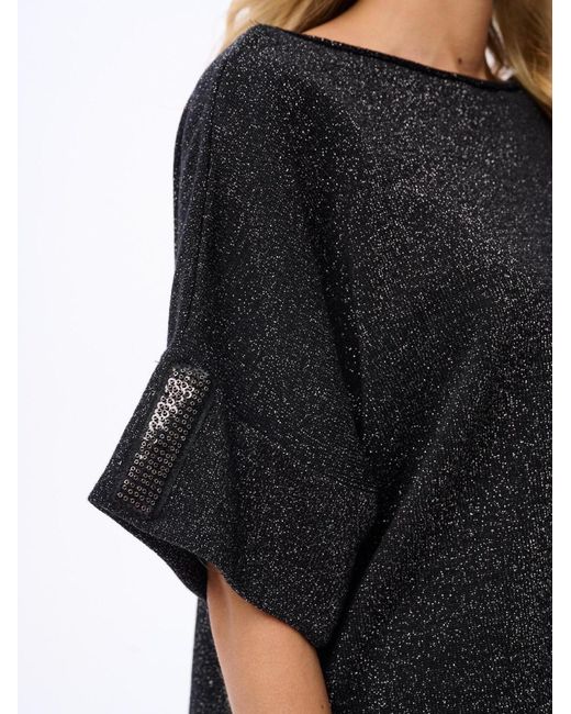 Blue Shadow Black Pullover