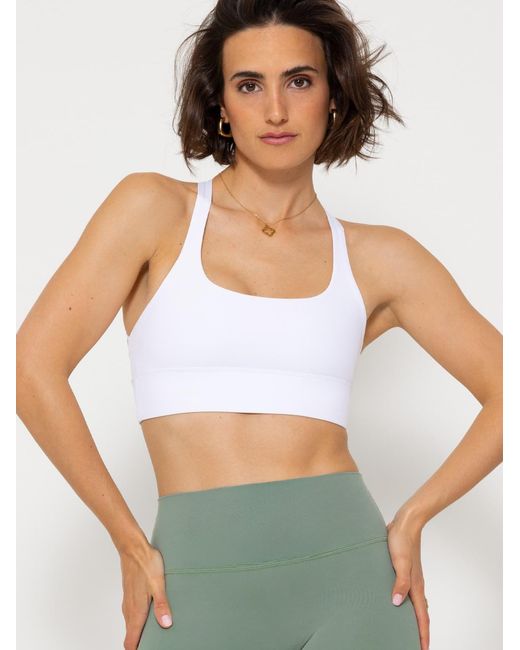 SassyClassy White Sport-Bh