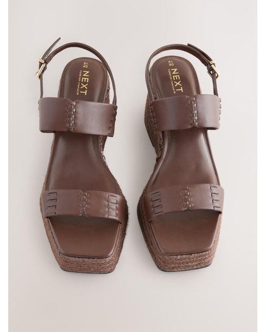 Next Brown Sandale