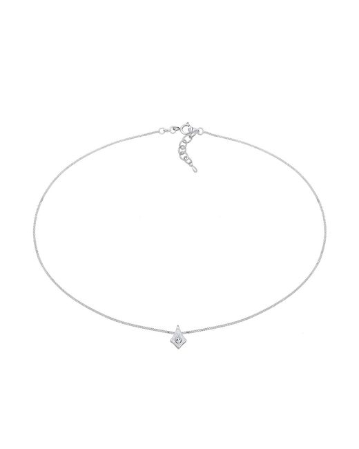 Elli Jewelry Metallic Choker Kristall