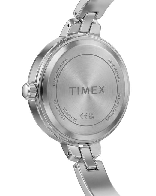 Timex White Analoguhr