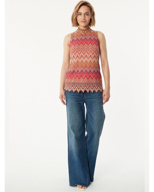Ana Alcazar Blue Top Zecara
