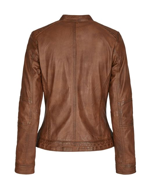 7eleven Brown Lederjacke Sesanny