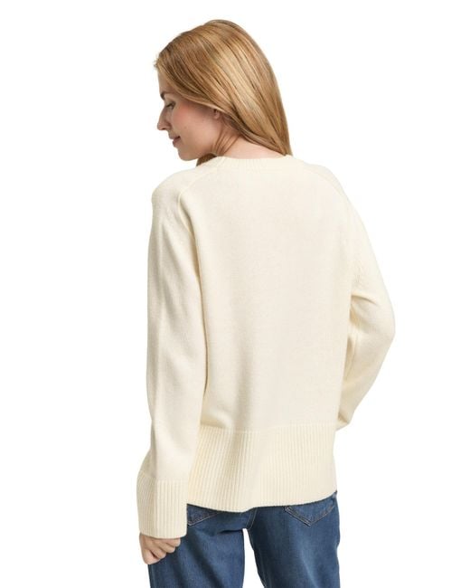Tom Tailor White Pullover