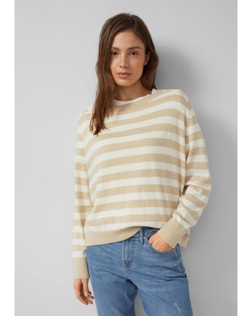 S.oliver White Strickpullover