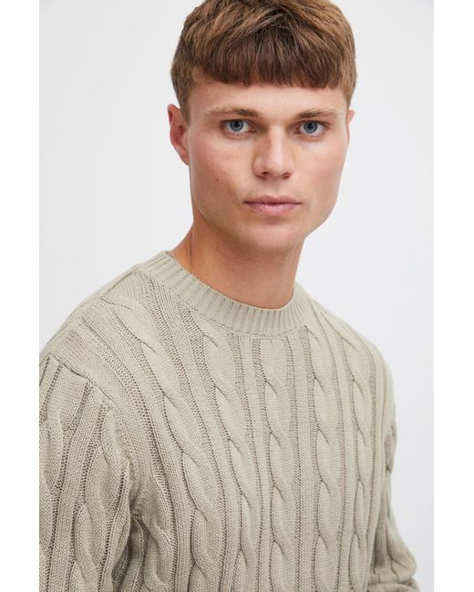 Solid Pullover in White für Herren