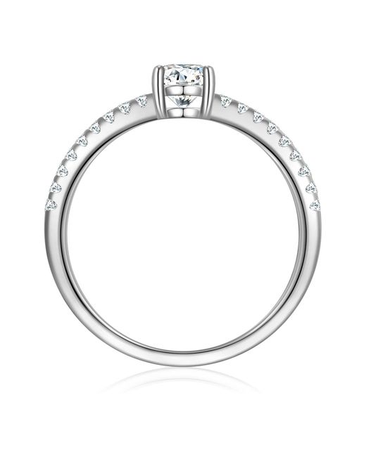 Trilani White Ring