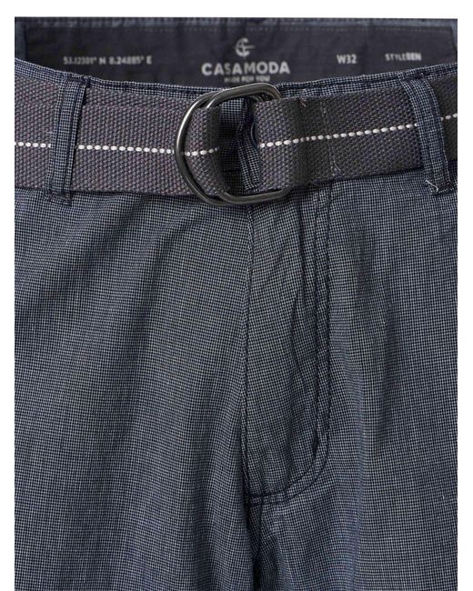 CASA MODA Cargohose Basic in Blue für Herren