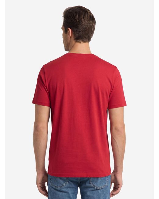 Redmond Shirt Basic in Red für Herren