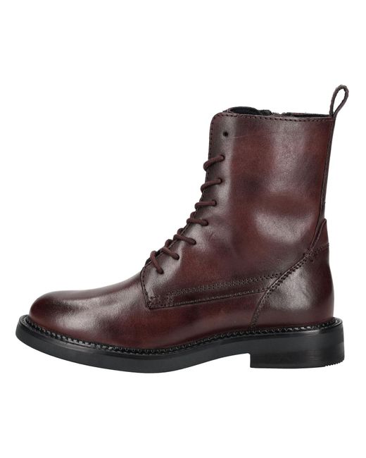 Geox Brown Stiefelette Leder Schnürstiefelette