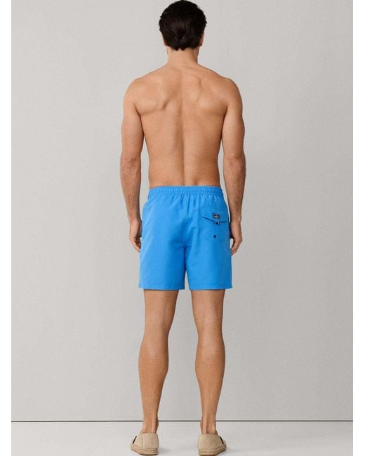 Hackett Badeshorts ICON SOLID in Blue für Herren