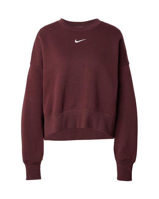 Nike Red Sweatshirt Phoenix Fleece