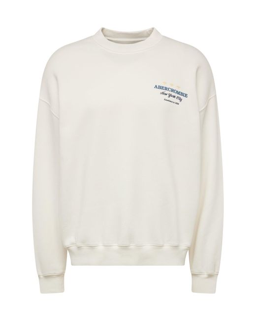 Abercrombie & Fitch Sweatshirt in White für Herren